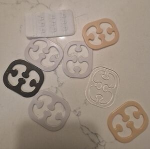 Assorted Bra Strap Clips Set Everyting In The Picture